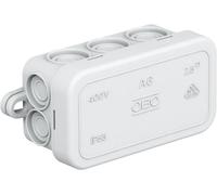 Boîte de dérivation OBO Bettermann 2000001 (L x l x H) 80 x 43 x 34 mm gris clair (RAL 7035) IP55 1 pc(s)
