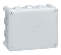 Boîte de dérivation PLEXO rectangulaire gris 180 x 140 x 86mm - - 092052