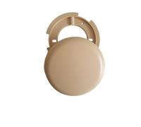Boîte de dérivation pour lampes - Beige - Boîte de dérivation - Boîte de jonction en saillie - Rosace de plafond - Ultra plate - Diamètre : 10 cm - Hauteur : 1,5 cm (1 x 100 mm beige)