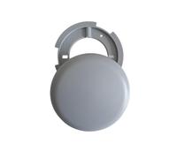 Boîte de dérivation pour lampes - Gris - Boîte de dérivation - Boîte de jonction en saillie - Rosace de plafond - Ultra plate - Diamètre : 10 cm - 1,5 cm (1 x 100 mm - Gris)