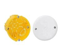 Legrand - Boîte de dérivation pour plâtre - Ø65, prof. 40mm - avec plaque et vis