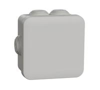 Boîte de dérivation - SCHNEIDER ELECTRIC - MUREVA BOX - 80 x 80 x 45 mm - IP55 - 7 entrées de câble