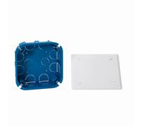 Boite de dérivation carrée encastrée cloison sèche 120x120x40mm Multifix Schneider