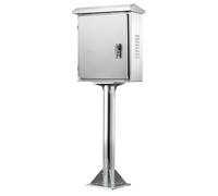 Boite de Dérivation, Socle de Chargeur de Véhicule Électrique en Métal Étanche pour Extérieur, Support de Levier de Charge Électrique(50x40x20 cm/19.7x15.7x7.9 in)