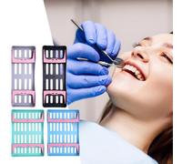 Boîte De Desinfection D'instrument De Boîte De Sterilisation Chirurgicale De Support De Sterilisation En Plastique Dentaire De 4 Couleurs