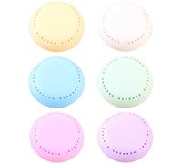 Boîte de Désodorisant Lot de 6 en Plastique Ronde, 15g, pour Voiture | Boîtes Anti-odeurs à Extraits Végétaux, Format Compact, Usage Salon et Casier, Billes Parfumées Incluses Plusieurs styles