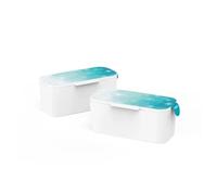 Boîte de désodorisation 2-en-1 pour bac à litière Chat Auto-nettoyant Compatible avec Le dernier Contrôle Lent l Odeur Huile Essentielle