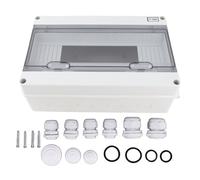 Boîte de distribution 15 Ways IP65 Proof Plastic Junction Case transparente Cover pour MCB