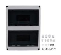Boîte de distribution 24 voies IP65 boîtier de jonction en plastique étanche couvercle transparent pour MCB intérieur extérieur équipement de communication d'énergie électrique