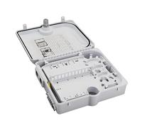 Boîte de distribution à fibre optique à 12 ports principaux FTTH Terminal Data Information Box Drop Cable Protection (modèle : FO-FDB-12-2PS)
