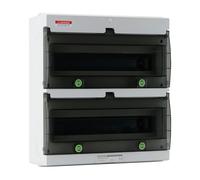 Boîte de distribution boîte de distribution IP66 36TE + rail DIN résistant au...