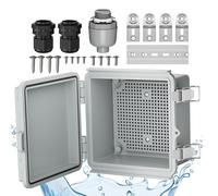 Boîte de distribution - Boîtier extérieur Boîtier étanche IP65 | Supports de montage mural Boîtier de câble pour station de base WiFi pour éclairage