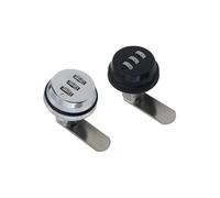 Boîte de distribution Cam Boîte aux lettres Armoire Porte Serrure Combinaison Tiroir Classeur Équipement industriel 1Pcs(Chroming-20mm)