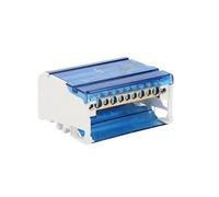 Boîte de distribution de bornier 207 211 407 Borniers sur rail DIN Boîte de distribution d'alimentation modulaire à vis Boîte de bloc(411)