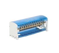 Boîte de distribution de bornier 207 211 407 Borniers sur rail DIN Boîte de distribution d'alimentation modulaire à vis Boîte de bloc(215)