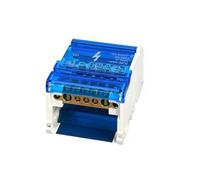 Boîte de distribution de bornier 207 211 407 Borniers sur rail DIN Boîtier de distribution d'alimentation modulaire à connexion à vis(407)