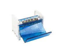 Boîte de distribution de bornier Bornier rail DIN WDH207 Boîtier de distribution d'alimentation Bloc de connexion à vis modulaire