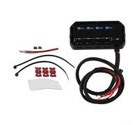 Boîte de distribution de fusibles 12 V pour voiture et moto avec indicateurs LED dédiés pour chaque appareil connecté