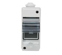 Boîte de distribution d'éclairage domestique pour intérieur avec couvercle en polycarbonate transparent IP65 étanche à la poussière ABS + PC Courant nominal 63 A pour bâtiments et résidences