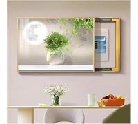 Boîte De Distribution D'électricité Art Mural sans Perforation Peinture Suspendue Couvercle De Boîte De Compteur D'intérieur Multifonctionnel, B, 60x50cm