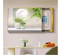 Boîte De Distribution D'électricité Art Mural sans Perforation Peinture Suspendue Couvercle De Boîte De Compteur D'intérieur Multifonctionnel, A, 60x50cm