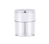 Boîte de Distribution d'Épices - Récipient en Plastique Transparent, Ménage Résistant à L'Humidité avec Quatre Compartiments, Pot de Rangement Portable | Barbecue Barbecue Voyage Camper Ustensiles de