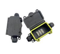 Boîte de distribution électrique à montage rapide avec protection contre | Boîte de câblage électrique extérieure adaptée pour les connexions d'accueil, l'éclairage de rue, le passage des câbles