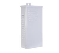 Boîte de Distribution Électrique Étanche Murale en Acier Blanc | Ventilation Intégrée, Entretien Facile, Refroidissement , Installation Simple, Usage Secours et Chantiers