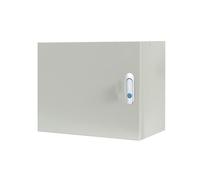 Boîte de distribution électrique murale horizontale en acier laminé à froid avec verrouillage et joint d'étanchéité, pour usage domestique, bureau et commercial(40x30x20cm)
