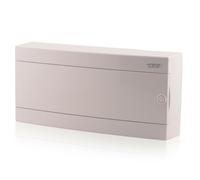 Boîte de distribution en saillie 1 rangée 24TE IP40 porte blanche