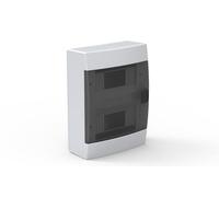 Boîte de distribution en surface pour 16 circuits, conçue pour des installations simples et ordonnées, idéale pour optimiser les espaces et garantir des connexions électriques sûres et efficaces.