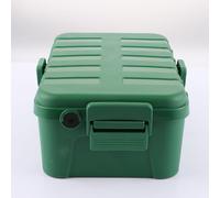 Boîte de distribution étanche,34,5x24x12 cm boite etanche,IP54 coffre de jardin exterieur,boite etanche electrique exterieur Vert,boite derivation etanche Avec 6 câbles d'entrée pour multiprise