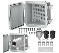 Boîte de distribution étanche, boîte de distribution, boîte d'armoire, couverture de boîte de projet électrique extérieur, supports de montage mural, boîte de câble pour stations de base