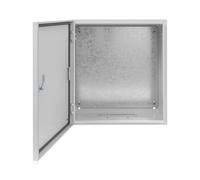 Boîte de distribution extérieure étanche IP65 - 45 x 50 x 25 cm - Boîte électrique extérieure verrouillable en acier galvanisé - Armoire électrique extérieure avec protection IK08 - Pour montage mural