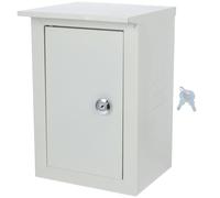 Boîte de Distribution Extérieure Verrouillable, en Aluminium, Murale | Porte à Charnière, Trous de Fixation Pré-percés, Joint Résistant aux Intempéries, pour Disjoncteurs et Interrupteurs