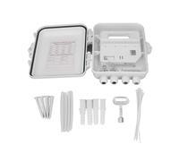 Boîte de Distribution Fibre Optique Étanche 12 Cœurs, ABS Robuste, Fixation Murale - Protection Fiable, Organisation Optimale, Réseau Fibre Optique