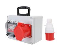 Boîte de distribution industrielle portative de disjoncteur de prise électrique de boîte de sortie pour l'atelier d'usine de chantier 200x150x100mm