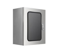 Boîte de Distribution Murale en Acier Inoxydable, boîtier de jonction métallique étanche pour Une Utilisation intérieure/extérieure, boîtier pour équipements électroniques avec Plaque de Mon