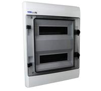 Boîte de distribution pour pièces humides - Boîtier de distribution - Sous-distribution RHp 24 IP65 - Encastrée - 24 modules VDE 5955