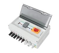 Boîte de distribution PV 3 en 1 Out, 1000 V, étanche IP65, pour bâtiments résidentiels, toitures, installations PV, avec MCB CC et fusibles