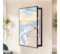 Boîte de Distribution Verticale pour Compteur électrique, Cache Plaque Electrique Boîte de Commutation for Les Salons Et Les Bureaux(Black 8,50x100cm/19.7 * 39.4in)