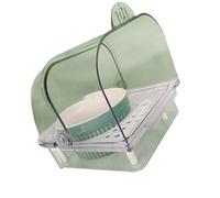 Boîte de douche pour perroquet - Bac d'alimentation pour cage - Grande capacité - Tiroir inférieur