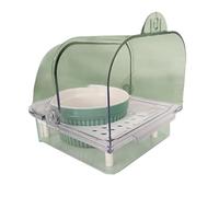 Boîte de douche pour perroquet - Baignoire pour oiseaux - Grande capacité - Plateau de bain pour cage à oiseaux