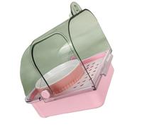 Boîte de douche pour perroquet - Baignoire pour oiseaux - Grande capacité - Plateau de bain pour cage à oiseaux