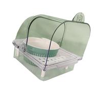 Boîte de douche pour perroquet - Plateau d'alimentation pour perruches, calopsittes et inséparables