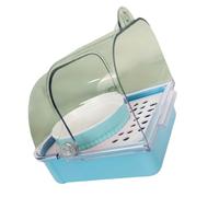 Boîte de douche pour perroquet - Plateau d'alimentation pour perruches, calopsittes et inséparables