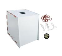 Boîte de Durcissement UV Grande Taille, Station de Polymérisation pour Résine UV, Compatible avec Imprimante 3D, avec Lampe UV et Plateaux de Fixation