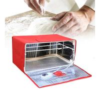 Boîte de fermentation de pain, armoire de fermentation de pâte pliante avec chauffage, double fenêtre, minuterie de 1 à 24 heures, support amovible, étuve de pâte pour pain, yaourt, vin de riz XXL
