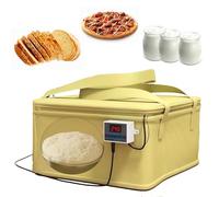 Boîte de Fermentation de Pâte, Étuve de Pâte Polyvalente avec Chauffage, Contrôle Précis de la Température de -50 À 110 °C avec Minuterie Et Protection Contre la Surchauffe, Boîte de Levée de yellow