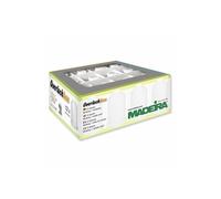 MADEIRA Overlock 9201 No.2 Boîte de fil assorties Vert/turquoise/bleu clair 3 x 1000 m/9 x 1200 m